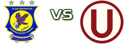 Comerciantes Unidos - Universitario head to head game preview and prediction