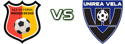 Viitorul Macesu - Unirea Vela детайли и статистика