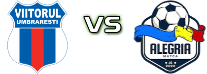 Viitorul (U) - Alegria JS Matca Estatísticas e detalhes do jogo
