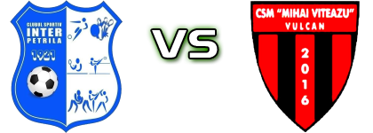 Inter Petrila - Mihai Viteazu Vulcan head to head game preview and prediction
