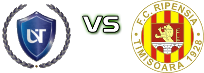 Universitatea de Vest Timișoara - Ripensia Timișoara детайли и статистика