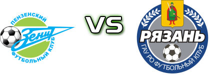 Z. Penza - Ryazan  head to head game preview and prediction