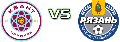 Kvant Obninsk - Ryazan  Spiel Prognosen und Statistiken