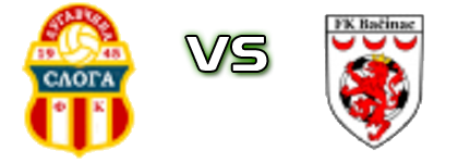 Sloga (L) - Bačinac Detalji meca I statistika.