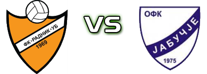 Radnik Ub - Jabučje head to head game preview and prediction