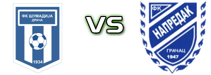 Šumadija (D) - Napredak (G) Statistiche e dettagli partita