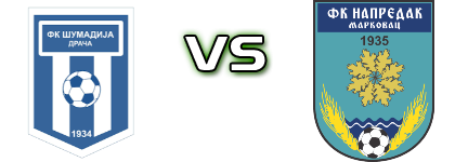 Šumadija (D) - OFK Napredak Markovac Detalji meca I statistika.