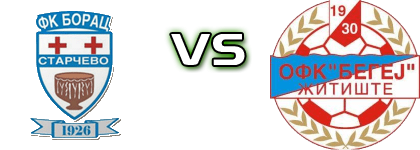 Borac Starčevo - Begej Žitište detalji utakmice i statistika