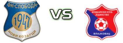 Sloboda (NK) - Jedinstvo (V) Estatísticas e detalhes do jogo