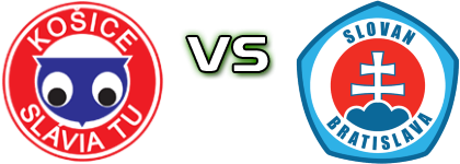 Slávia TU Košice - Slovan Bratislava B Spiel Prognosen und Statistiken
