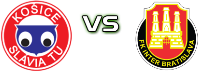 Slávia TU Košice - Inter Bratislava Spiel Prognosen und Statistiken