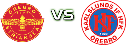 Örebro Syrianska - Karlslund detalji utakmice i statistika
