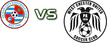 Ocean City - West Chester United детайли и статистика Ocean City - West Chester United детайли и статистика