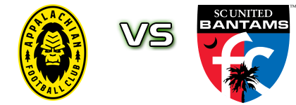 Appalachian FC - SC United Bantams Spiel Prognosen und Statistiken