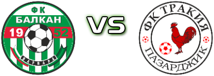 Balkan (V) - Trakiya  Spiel Prognosen und Statistiken