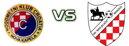 Croatia (NK) - Ban Jelačić Banovo head to head game preview and prediction