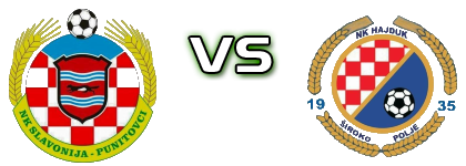 Slavonija Punitovci - Hajduk Široko Polje Statistiche e dettagli partita