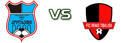 Kolkheti - FC Irao Spiel Prognosen und Statistiken Kolkheti - FC Irao Spiel Prognosen und Statistiken