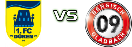 1. FC Düren - Bergisch Gladbach Detalji meca I statistika.