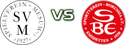 Mesum - Borussia (E) detalji utakmice i statistika