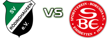 Rödinghausen II - Borussia (E) Spiel Prognosen und Statistiken Rödinghausen II - Borussia (E) Spiel Prognosen und Statistiken