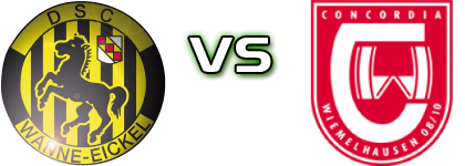Wanne-Eickel - Concordia Wiemelhausen Spiel Prognosen und Statistiken