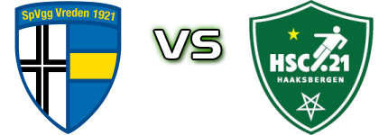 SPVGG Vreden 1921 - HSC '21 Detalles y estadisticas SPVGG Vreden 1921 - HSC '21 Detalles y estadisticas