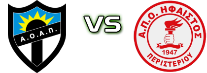 AO Agia Paraskevi - Ifestos Peristeriou детайли и статистика