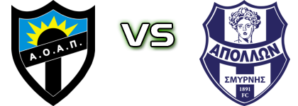 AO Agia Paraskevi - Apollon Smyrnis Detalles y estadisticas