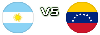 Argentina - Venezuela Statistiche e dettagli partita Argentina - Venezuela Statistiche e dettagli partita