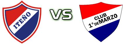 Sportivo Iteño - Club 1 De Marzo Statistiche e dettagli partita