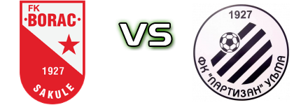 Borac (S) - Partizan (U) детайли и статистика