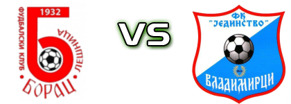 Borac (L) - Jedinstvo (V) Detalji meca I statistika.