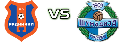 Radnički (V) - Šumadija 1903 Detalji meca I statistika.
