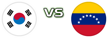 South Korea - Venezuela Spiel Prognosen und Statistiken