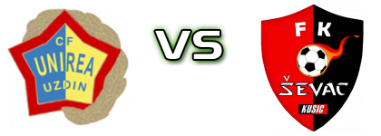 Unirea - Ševac Detalji meca I statistika.