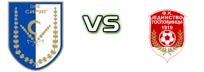 Sirig - Jedinstvo (G) Spiel Prognosen und Statistiken Sirig - Jedinstvo (G) Spiel Prognosen und Statistiken