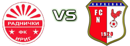 Radnički (I) - Napredak head to head game preview and prediction