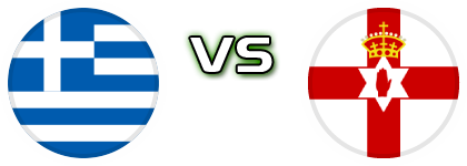 Greece - Northern Ireland Estatísticas e detalhes do jogo
