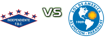 Independiente - Sol de América Statistiche e dettagli partita