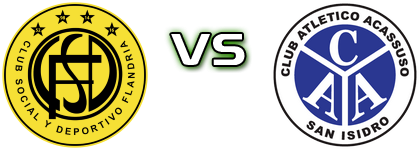 Flandria - Acassuso head to head game preview and prediction Flandria - Acassuso head to head game preview and prediction