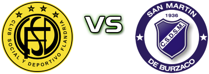 Flandria - San Martin de Burzaco Detalji meca I statistika.