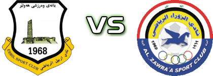 Erbil - Al-Zawraa Detalji meca I statistika.