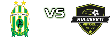 Victoria (A-C) - Viitorul Hulubesti head to head game preview and prediction Victoria (A-C) - Viitorul Hulubesti head to head game preview and prediction