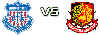 Ventforet Kofu - Fukushima Utd Statistiche e dettagli partita