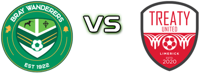 Bray Wanderers - Treaty United FC детайли и статистика Bray Wanderers - Treaty United FC детайли и статистика