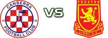 Canberra - Preston Lions FC детайли и статистика Canberra - Preston Lions FC детайли и статистика