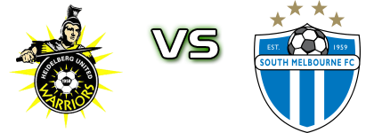 Heidelberg United SC - South Melbourne FC Estatísticas e detalhes do jogo