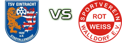 Stadtallendorf - SV Rot-Weiss Walldorf Detalles y estadisticas
