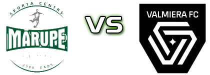 Marupes SC - Valmiera FC II head to head game preview and prediction